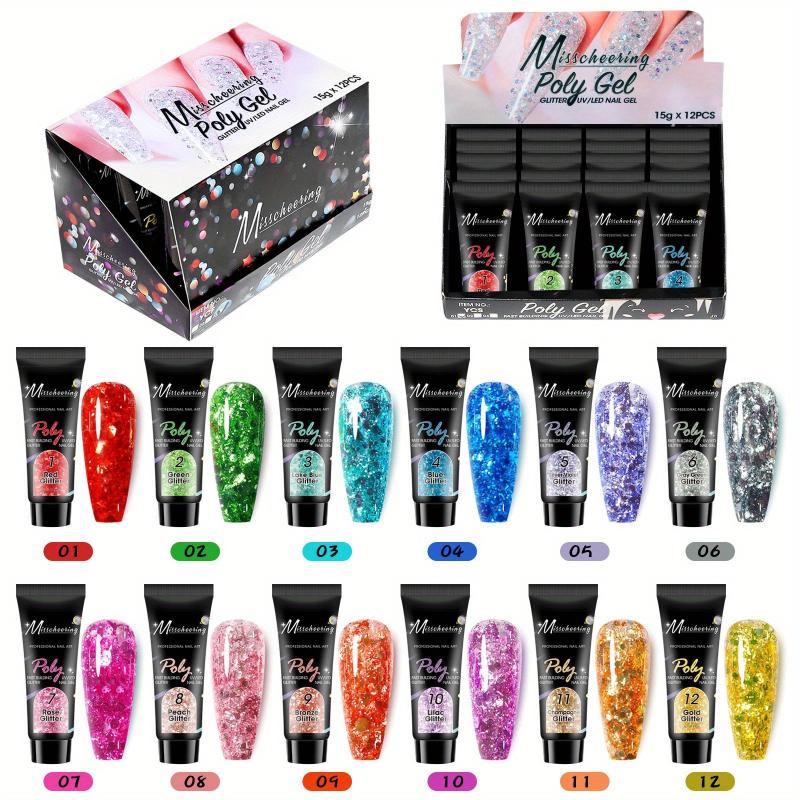 12pcs Nail Gel Set Builder Gel Nail Enhancement Gel