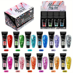 12pcs Nail Gel Set Builder Gel Nail Enhancement Gel