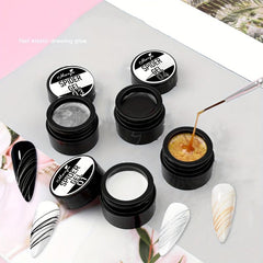 Elastic Nail Drawing Glue - Nail Art and Flower Coloring