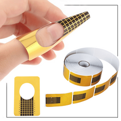 50 pcs Acrylic Nail Forms for Extensions Paper Tray Accessory