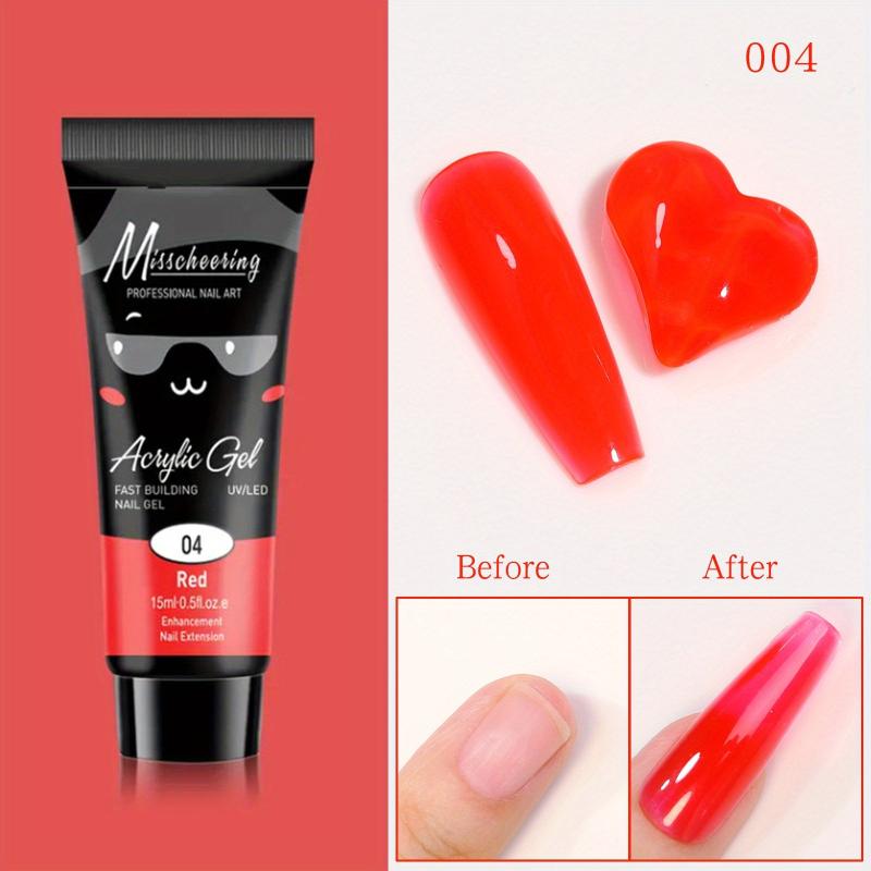Punk Gothic Nail Gel Extension - Jelly Fluorescent Colors Builder Gel