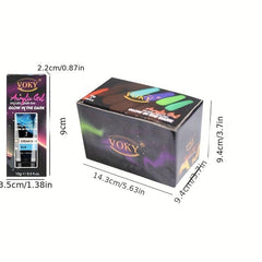 Glow in the Dark Crystal Nail Extensions 12 Colors DIY