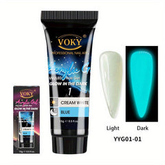 Glow in the Dark Crystal Nail Extensions 12 Colors DIY
