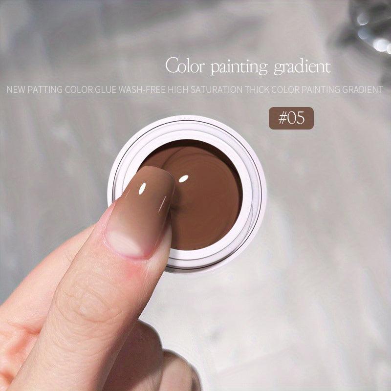 Nail Art Designs with Wash Painting Glue - Perfect Gift