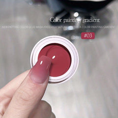 Nail Art Designs with Wash Painting Glue - Perfect Gift