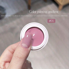 Nail Art Designs with Wash Painting Glue - Perfect Gift