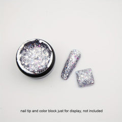 Glitter Gel Nail Polish 5ml Purple Pink Nail Gel
