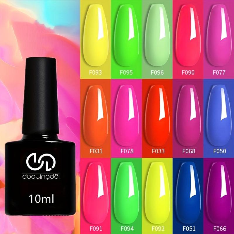 Macaroon Candy Gel Polish for DIY Nail Art