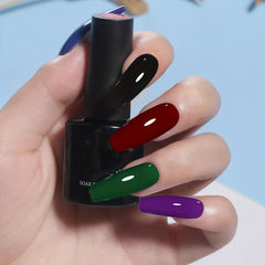 10 Colors Gel Nail Polish Starter Kit Pink Green Soak Off No Wipe Set