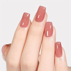Sheer Gel Nude Nail Art Polish for DIY Manicures Multicolor Options