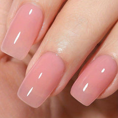Sheer Gel Nude Nail Art Polish for DIY Manicures Multicolor Options
