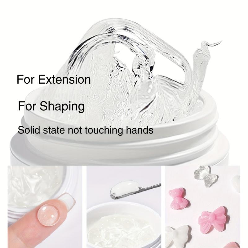 Solid Nail Extension Gel Non Stick Hand Carved Shaping Gel