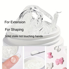 Solid Nail Extension Gel Non Stick Hand Carved Shaping Gel