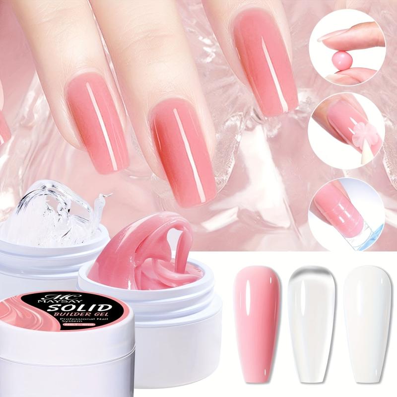 Solid Nail Extension Gel Non Stick Hand Carved Shaping Gel