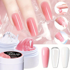 Solid Nail Extension Gel Non Stick Hand Carved Shaping Gel