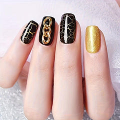 12 Colors Crackle Gel Polish Nail Lacquer Quick Drying Nail Art Gel 8ml