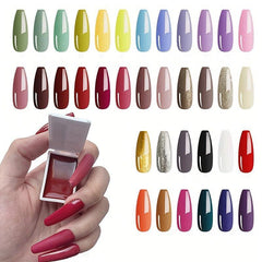 Halloween Gel Nail Polish Kit Glitter Gel Set Soak Off DIY Nail Art