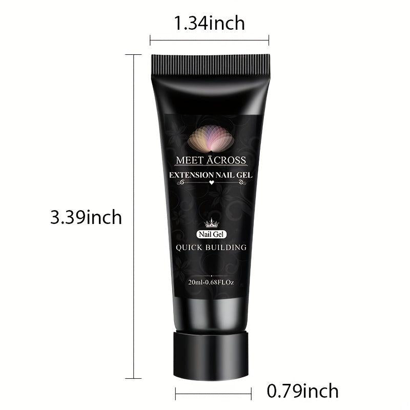 8 Colors Poly Gel Nail Extension Professional Crystal Poly Gel Starter