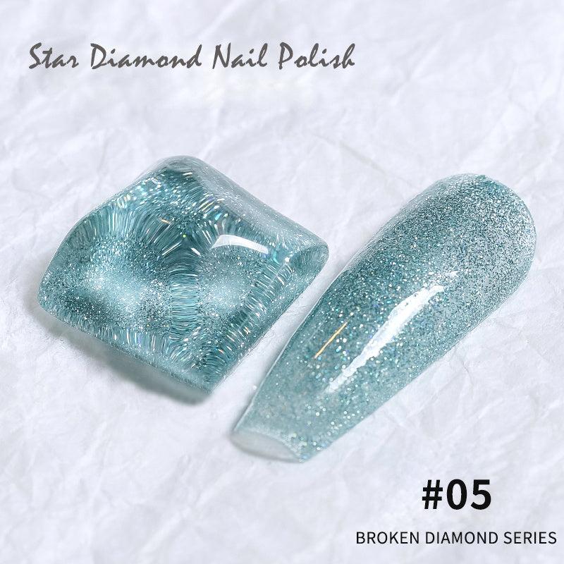 Starry Sky Cat Eye Nail Polish Gel Uv Glitter
