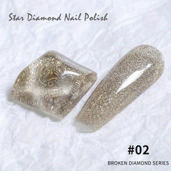 Starry Sky Cat Eye Nail Polish Gel Uv Glitter