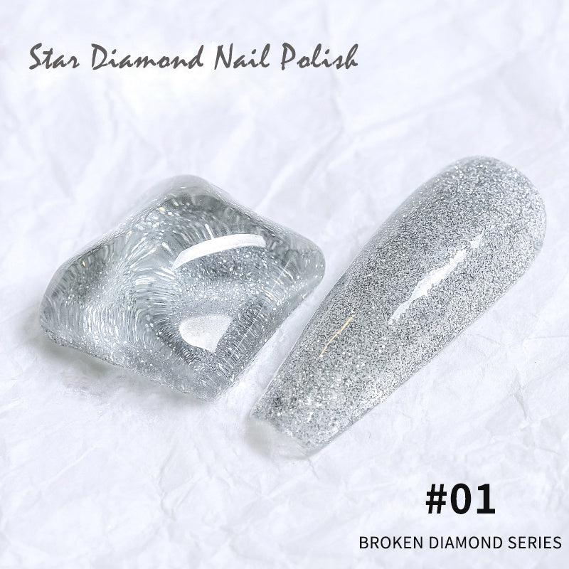 Starry Sky Cat Eye Nail Polish Gel Uv Glitter