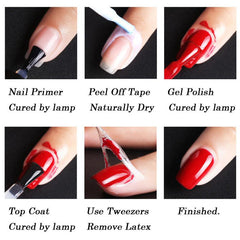 6ml Anti Overflow Adhesive Nail Glue Peel Off Tape Base Coat Care Nail Liquid