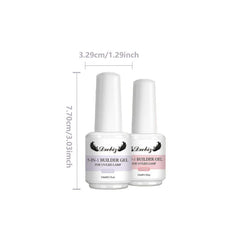 5-In-1 15ML Builder Nail Gel Set - Nail Extension, Repair & Art