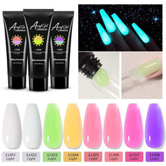 Glow in Dark 3-in-1 Fluorescent Gel for False Nails 15ml
