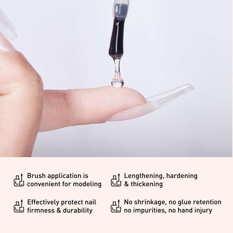 Fiber Extension Glue Set for Nail Repair, Fast Fiber Glue Set