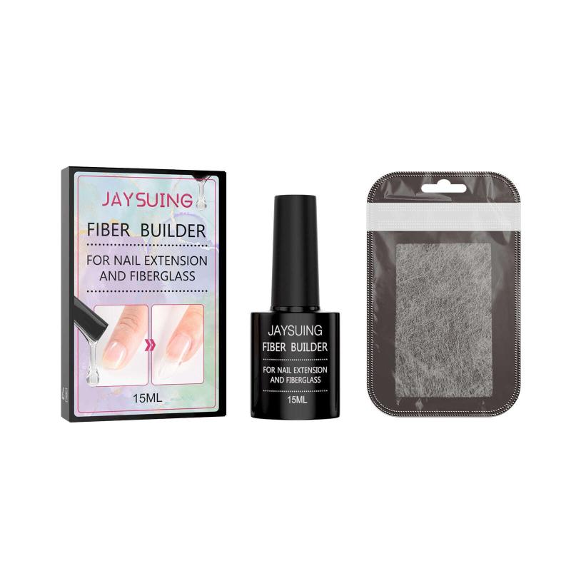 Fiber Extension Glue Set for Nail Repair, Fast Fiber Glue Set