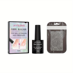 Fiber Extension Glue Set for Nail Repair, Fast Fiber Glue Set