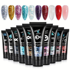Poly Extension Gel For Nail Shining Gel Builder Nail Art Nail Extension Gel