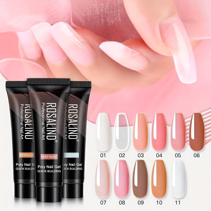Poly Gel Nail Extension Gel 7 Colors Builder Nail Gel