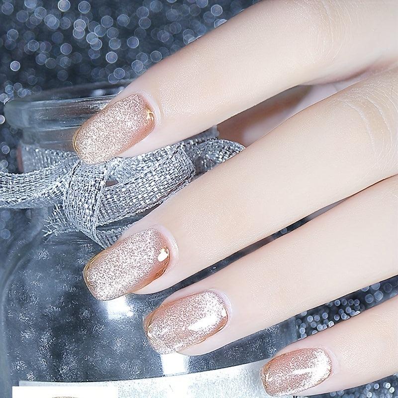 Cat Eye Magnet Gel Nail Polish Diamond Reflective Glitter Nail Polish