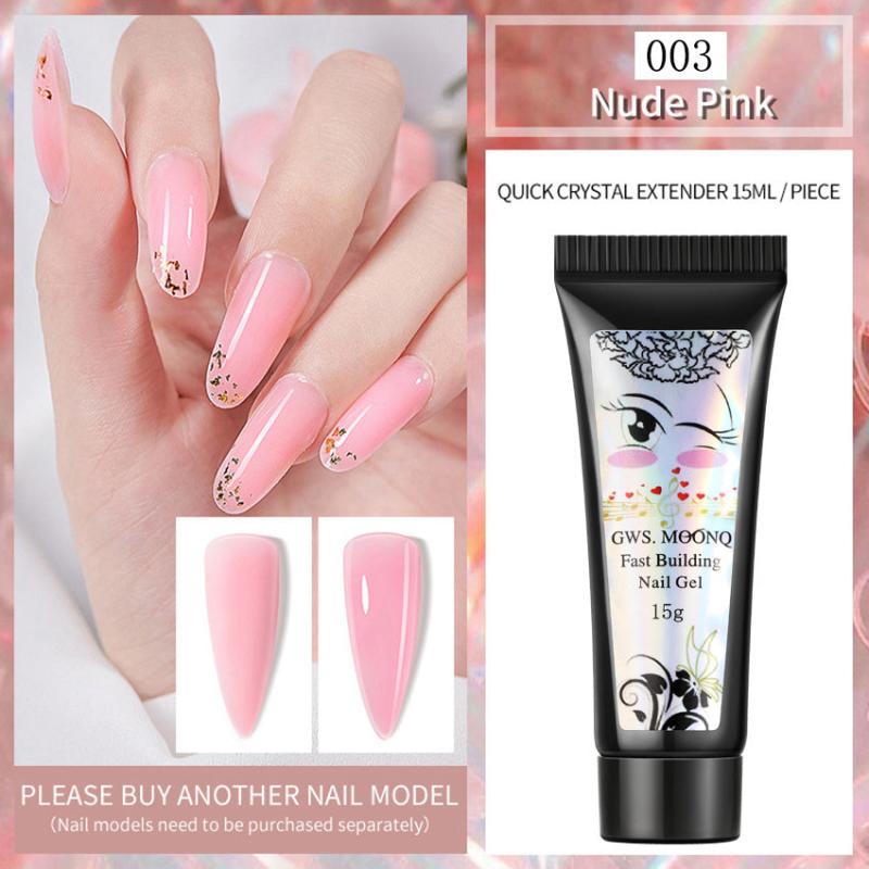 Crystal Nail Extension Gel 15ml for Home Salon DIY