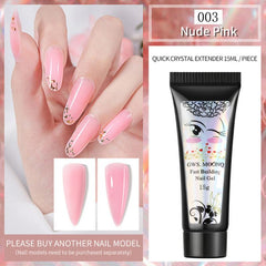 Crystal Nail Extension Gel 15ml for Home Salon DIY