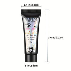 Crystal Nail Extension Gel 15ml for Home Salon DIY