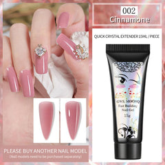 Crystal Nail Extension Gel 15ml for Home Salon DIY