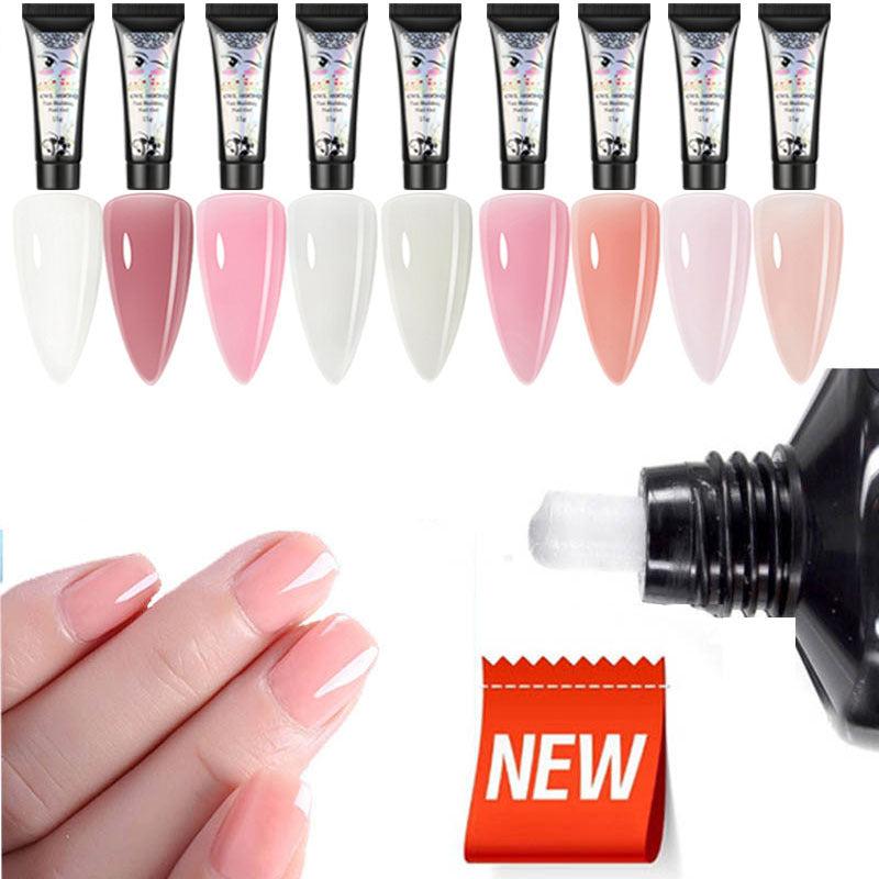 Crystal Nail Extension Gel 15ml for Home Salon DIY