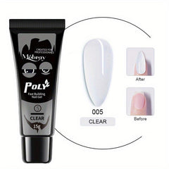 Pink Clear Poly Extension Gel Fast Building Gel For Beginners