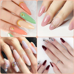 Pink Clear Poly Extension Gel Fast Building Gel For Beginners