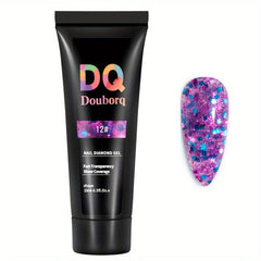 Glitter Poly Extension Gel for Nail Art Decoration