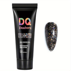 Glitter Poly Extension Gel for Nail Art Decoration