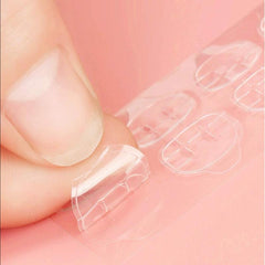 10 Sheets Waterproof Double-Sided Adhesive Tabs Nail Glue Sticker Manicure Tools