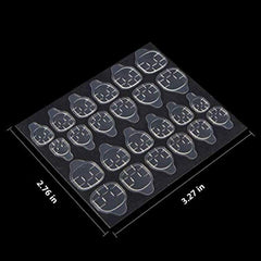10 Sheets Waterproof Double-Sided Adhesive Tabs Nail Glue Sticker Manicure Tools