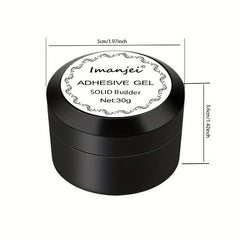 Non Stick Solid Nail Glue Gel for Acrylic Nails Easy to Apply and Remove