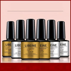 6-Piece Gel Nail Polish Set with Base Coat, Top Coat & Primer