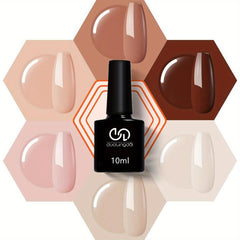 6 Colors Macaroon Candy Nail Polish Gel Set
