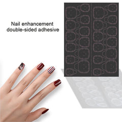 240 Pcs Pink Double Sided Nail Glue Sticker Waterproof Breathable Adhesive Tabs
