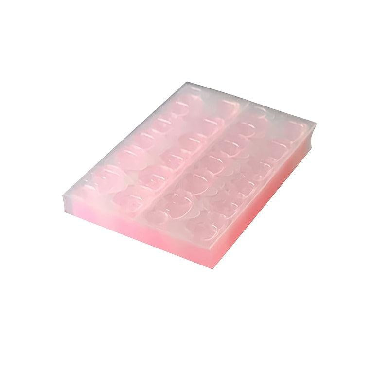 240 Pcs Pink Double Sided Nail Glue Sticker Waterproof Breathable Adhesive Tabs